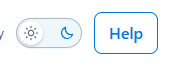 Theme toggle control (sun/moon switch)